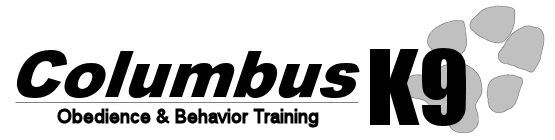 Columbus K9: Full service training for your dog!